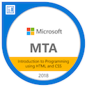 MTA: Introduction to Programming Using HTML and CSS - Certified 2018