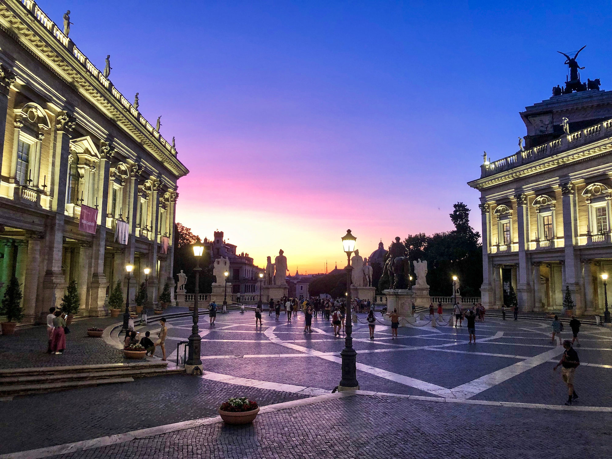 Campidoglio Roma Tramonto