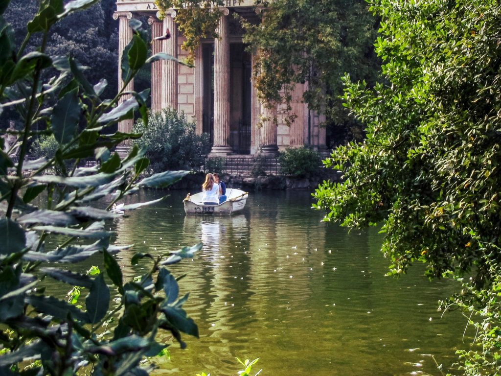 Roma Laghetto Di Villa Borghese Fiducia