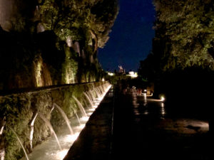 Villa d'Este di Notte