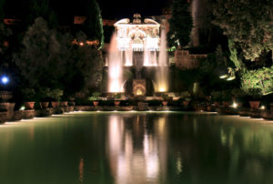 Villa d'Este di Notte