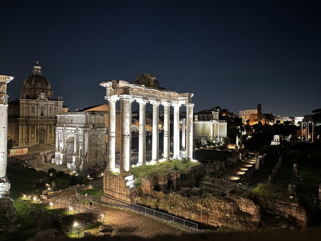 Fori Imperiali di notte